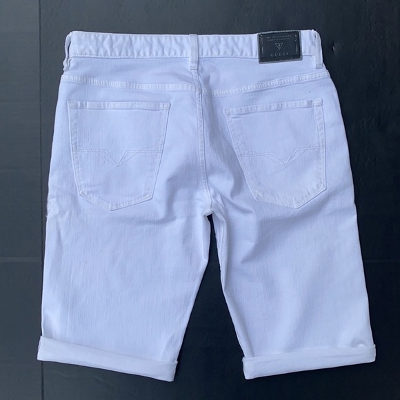 New GUESS Men's Regular Denim Shorts SZ 29 - Picture 5 of 6